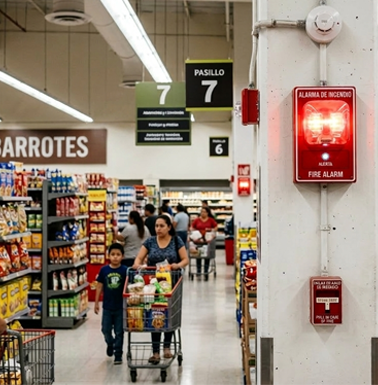 Alarmas contra incendio